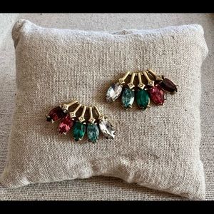 Stella & Dot gemstone earrings